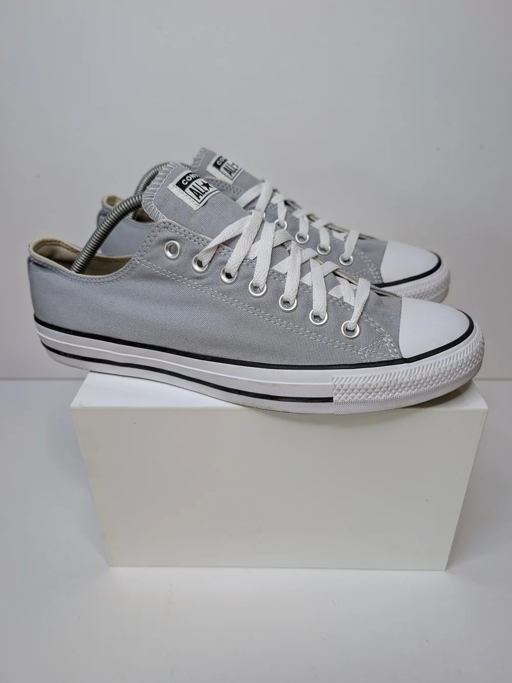 Converse All Star CT Men's 10 Women's 12 Light Gray Low Top Sneakers 166710F